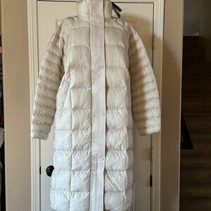 NWT Womens Nike Sportswear Swoosh PrimaLoft Puffer Oversized Parka FB7670 Ivory